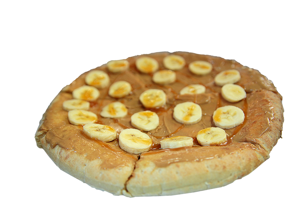 Banana Peanut Butter Tart Dessert PNG Image