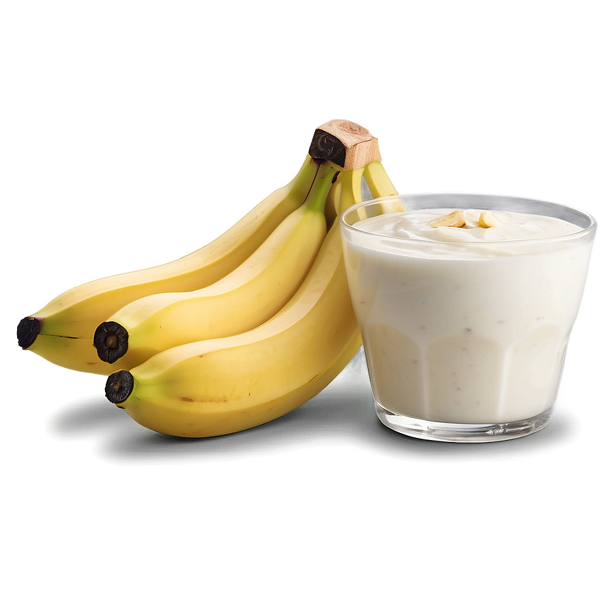 Banana Yogurt Png Igc PNG Image