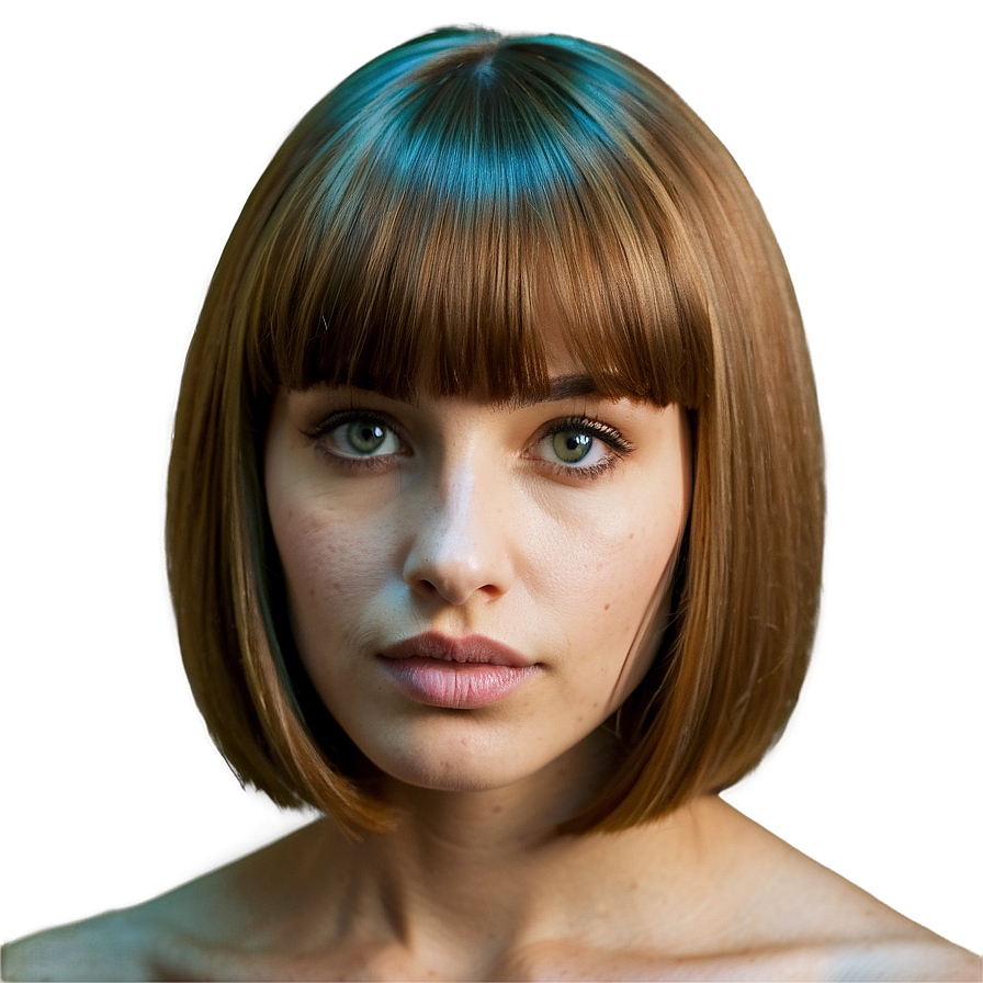 Bangs For Oval Face Png Gdd PNG Image