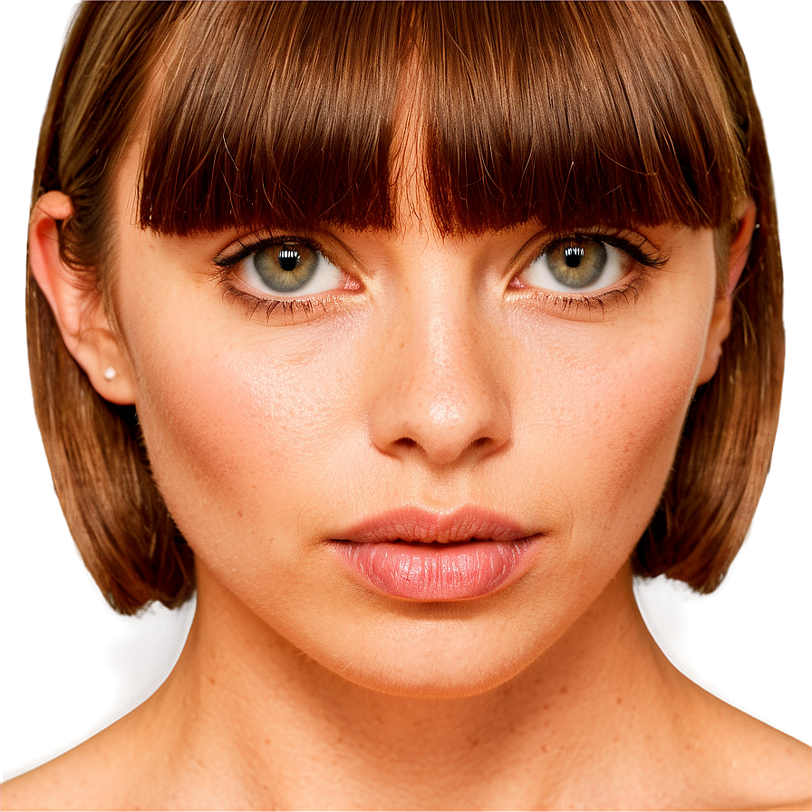 Bangs For Oval Face Png Ueb86 PNG Image