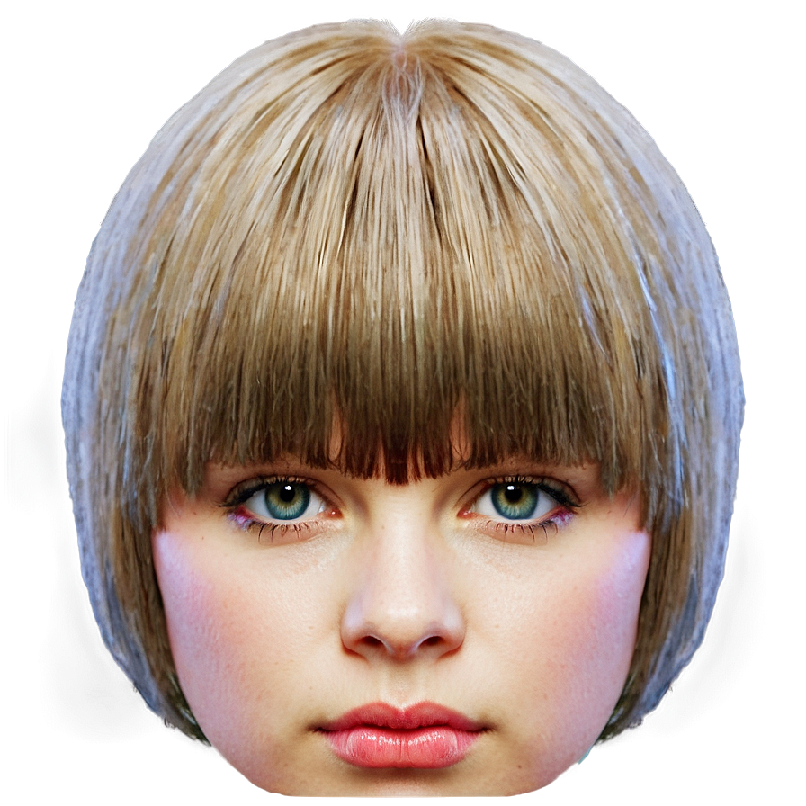 Bangs For Square Face Png Cel PNG Image