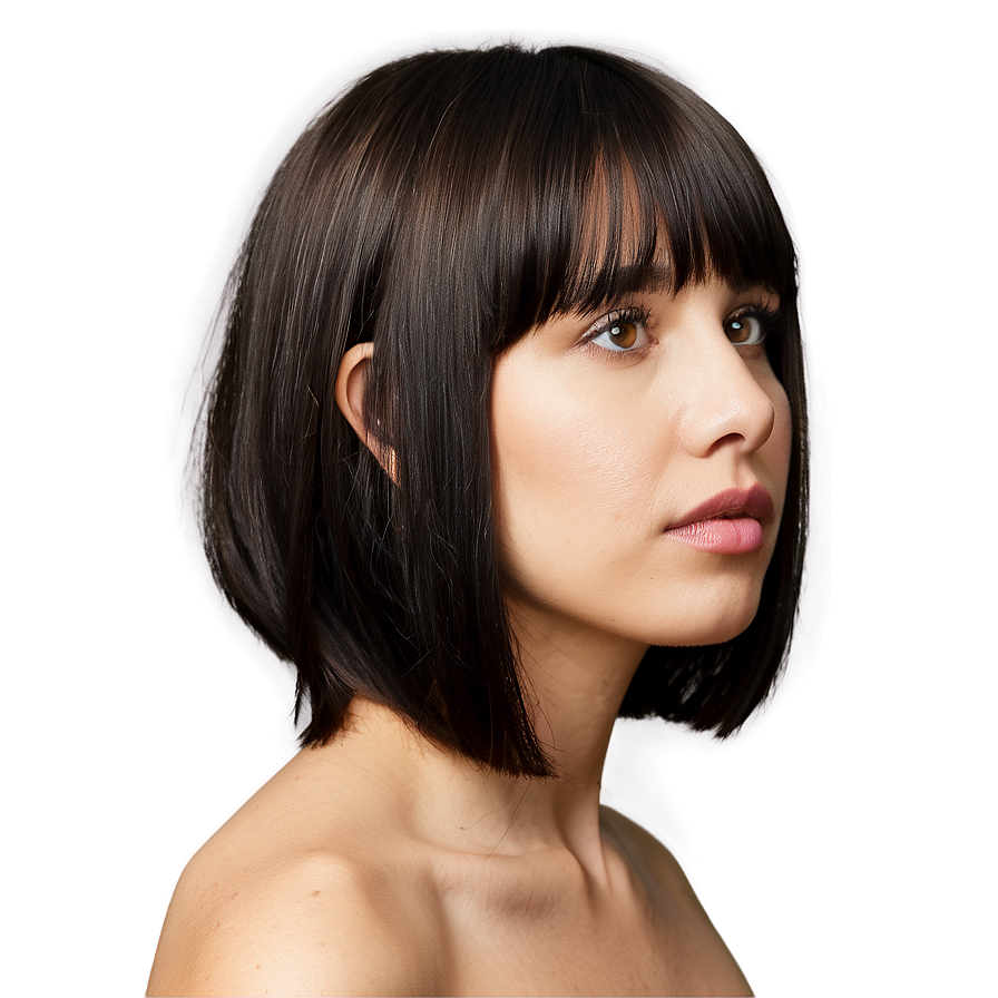 Bangs For Thin Hair Png Duq64 PNG Image