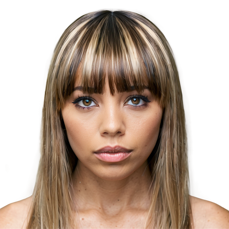 Bangs With Highlights Png 83 PNG Image