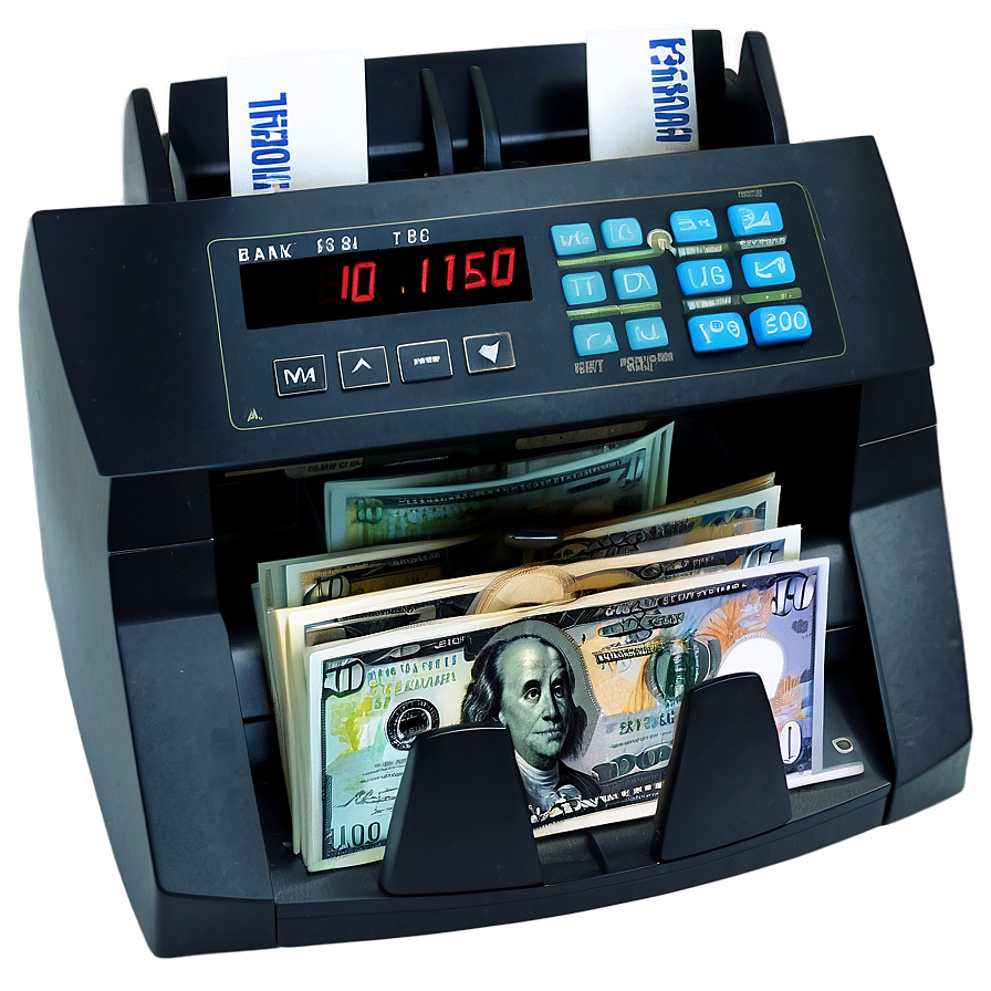 Bank Grade Currency Counter Png Bwa PNG Image