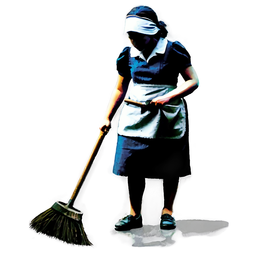 Banksy Maid Sweeping Png 12 PNG Image