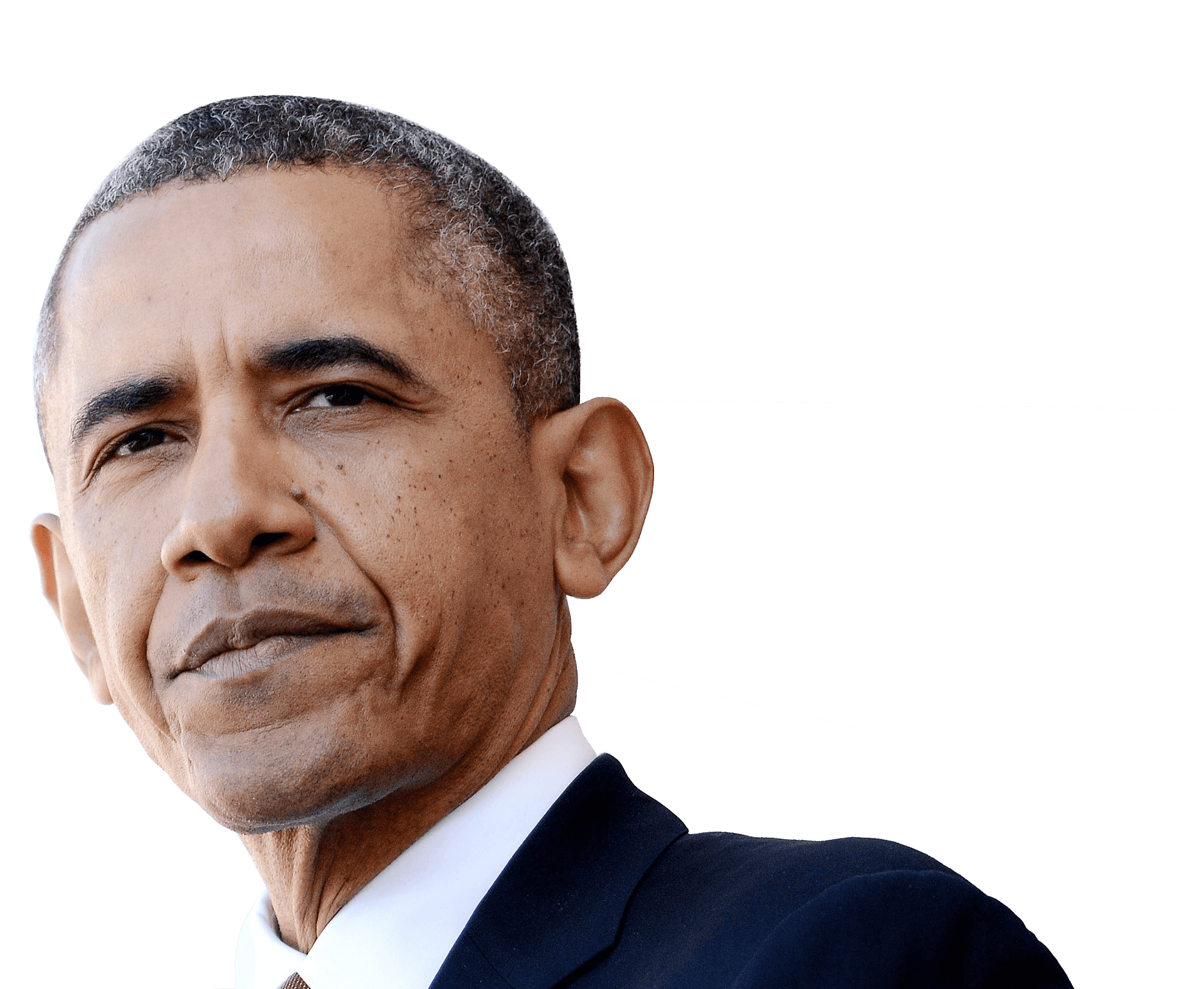 Barack Obama Portrait PNG Image