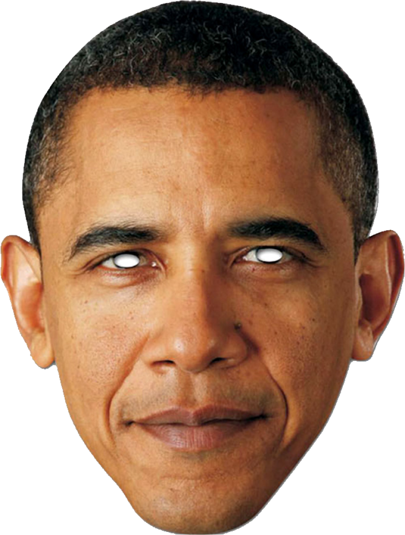 Barack Obama Portrait Smiling PNG Image