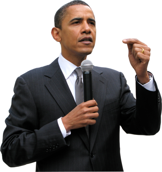 Barack Obama Speaking Event PNG Image