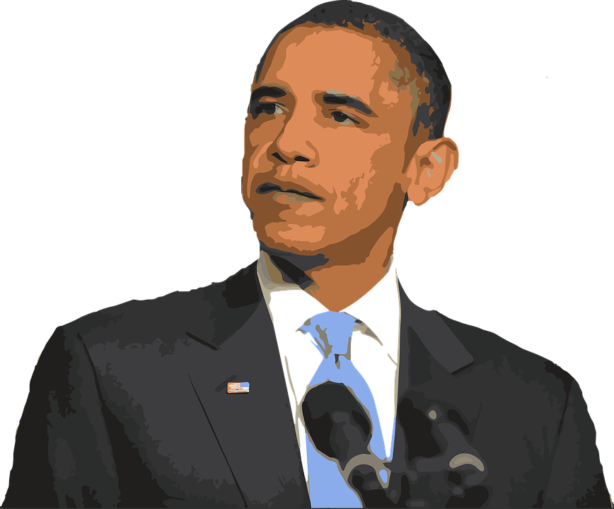 Barack Obama Vector Portrait PNG Image