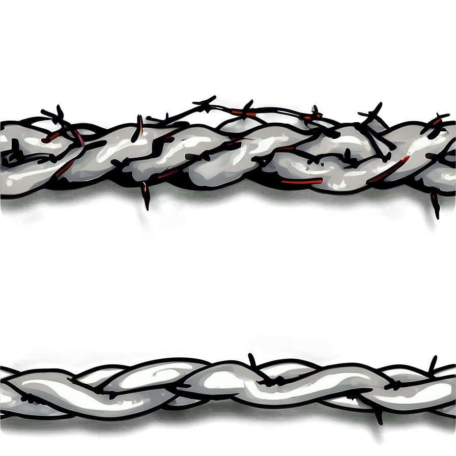 Barbed Wire Illustration Png 05252024 PNG Image