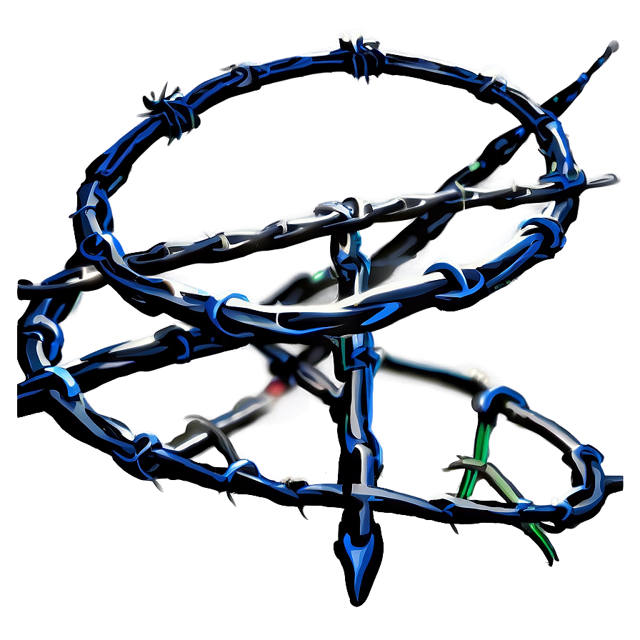 Barbed Wire Link Png 05252024 PNG Image