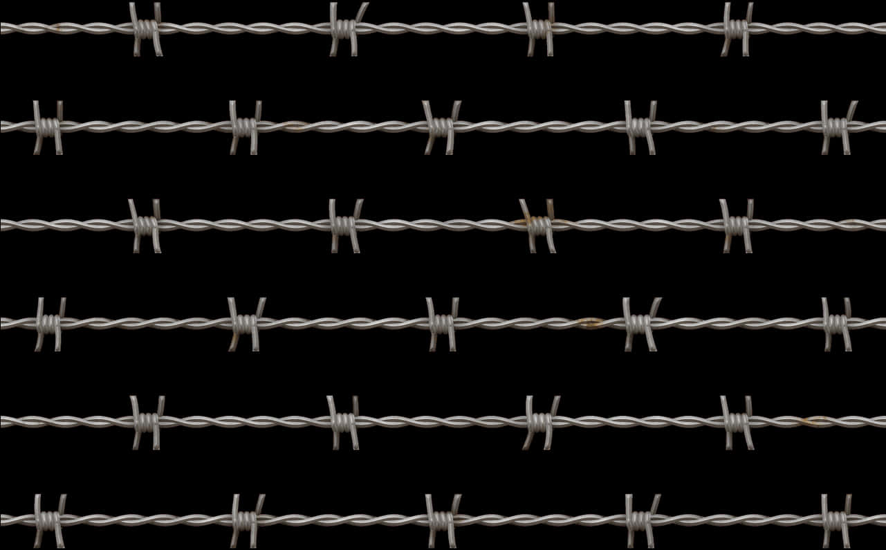 Barbed Wire Pattern Background PNG Image