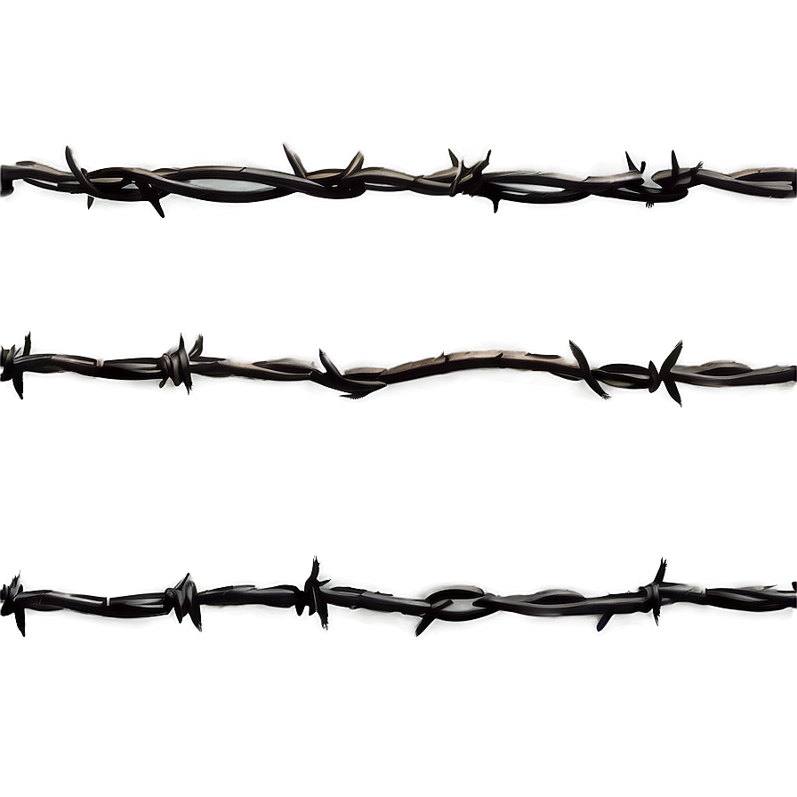 Barbed Wire Silhouette Png 87 PNG Image