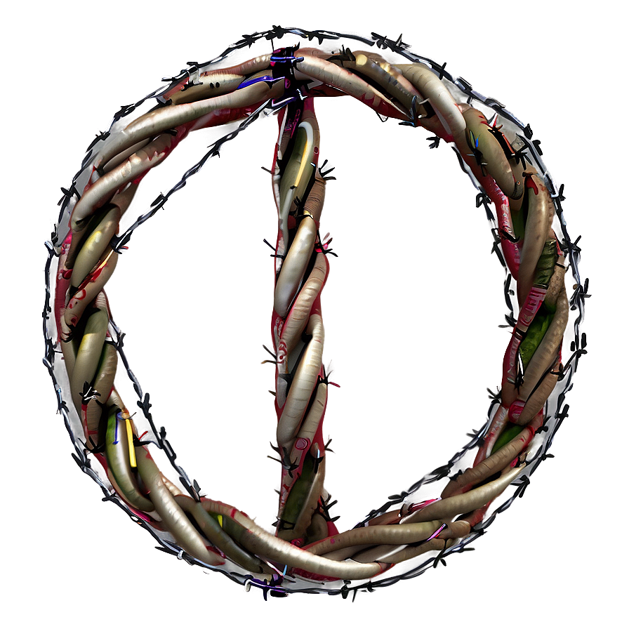 Barbed Wire Spiral Png Miq PNG Image