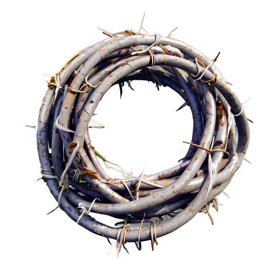 Barbed Wire Swirl Png Nes PNG Image