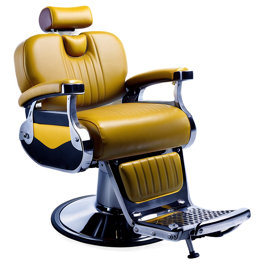 Barber Chair With Hydraulic Pump Png 06282024 PNG Image