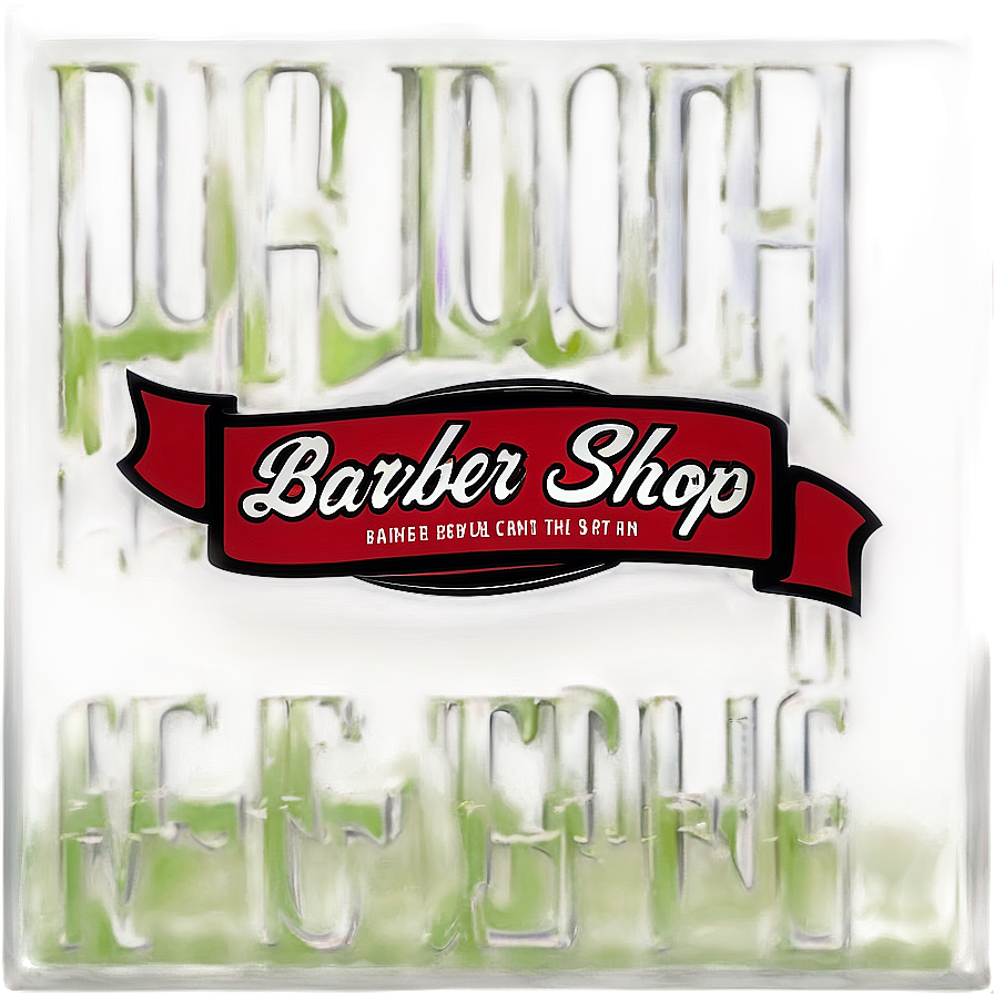 Barber Shop Logo Design Png 78 PNG Image