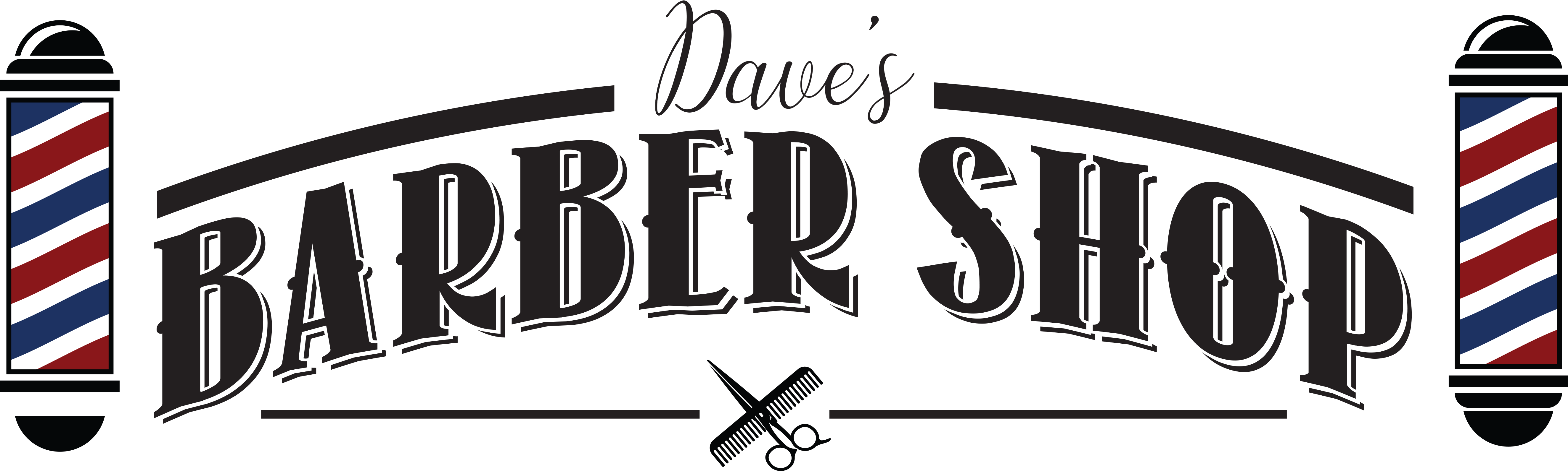 Barber Shop Logo PNG Image