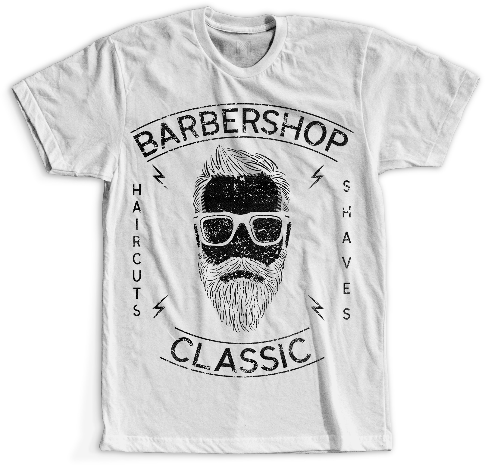 Barbershop Classic T Shirt Design PNG Image