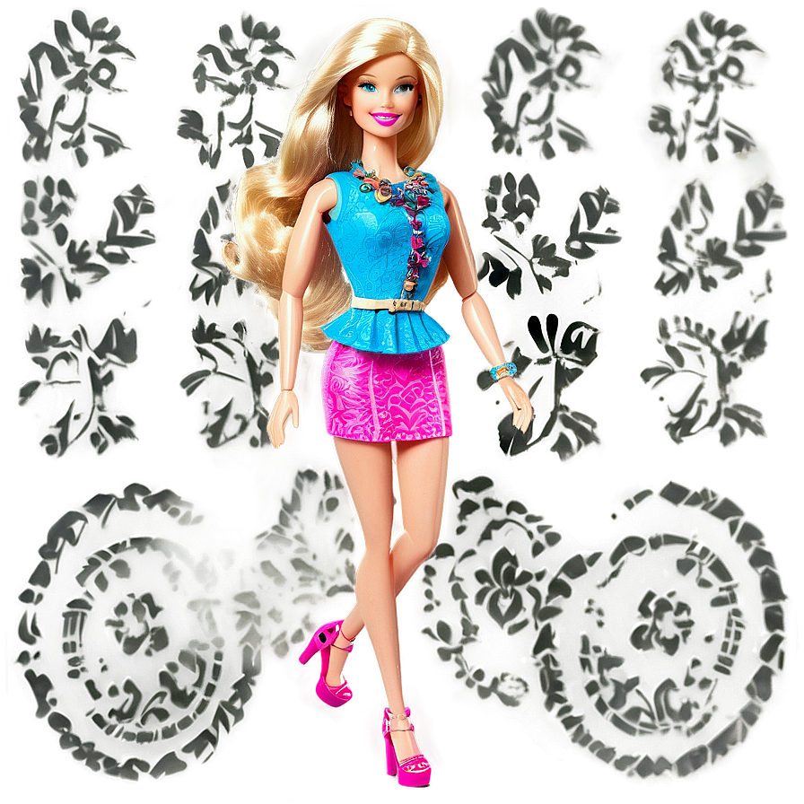 Barbie Fashionista Png Rcx18 PNG Image