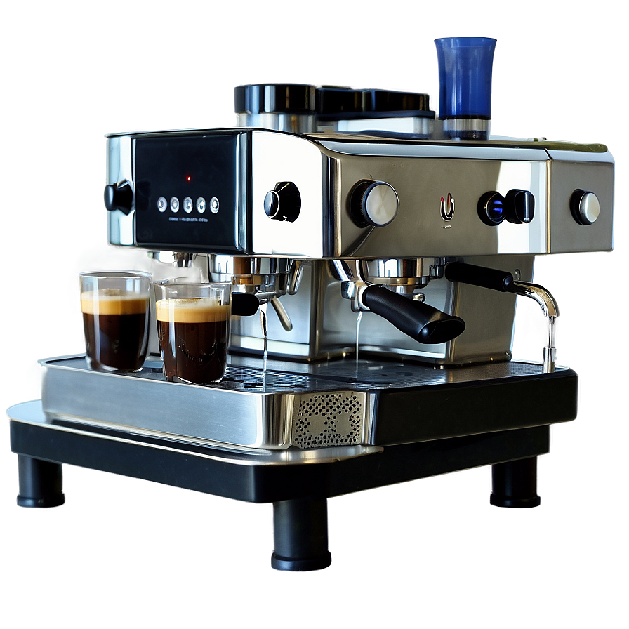 Barista And Espresso Machine Png Irh85 PNG Image