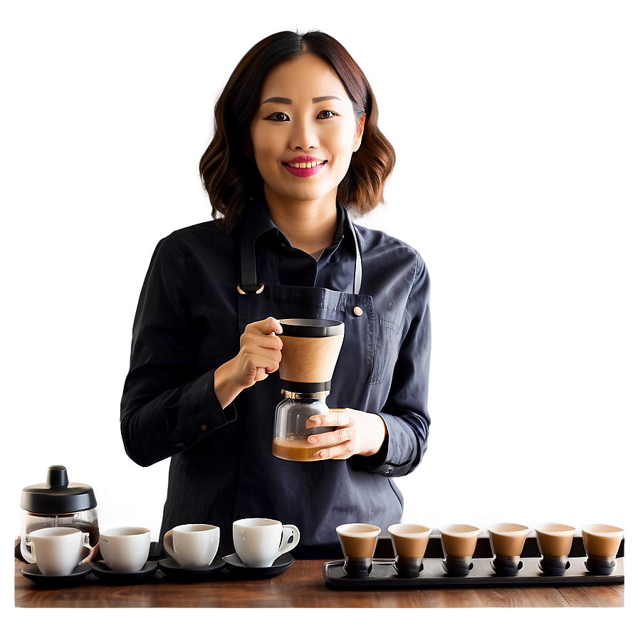 Barista Cupping Session Png Ocp85 PNG Image