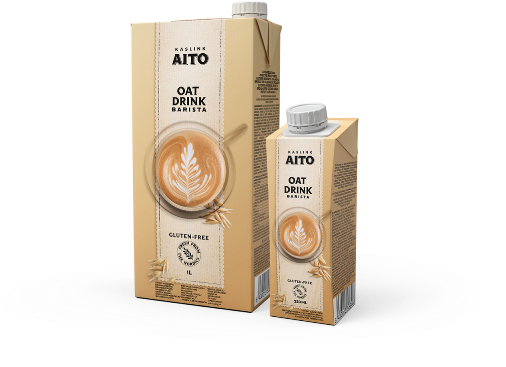 Barista Oat Drink Packaging PNG Image