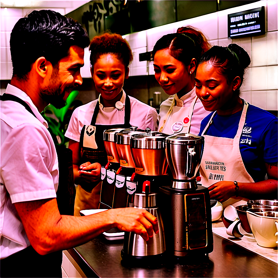 Barista Training Session Png Oxi65 PNG Image