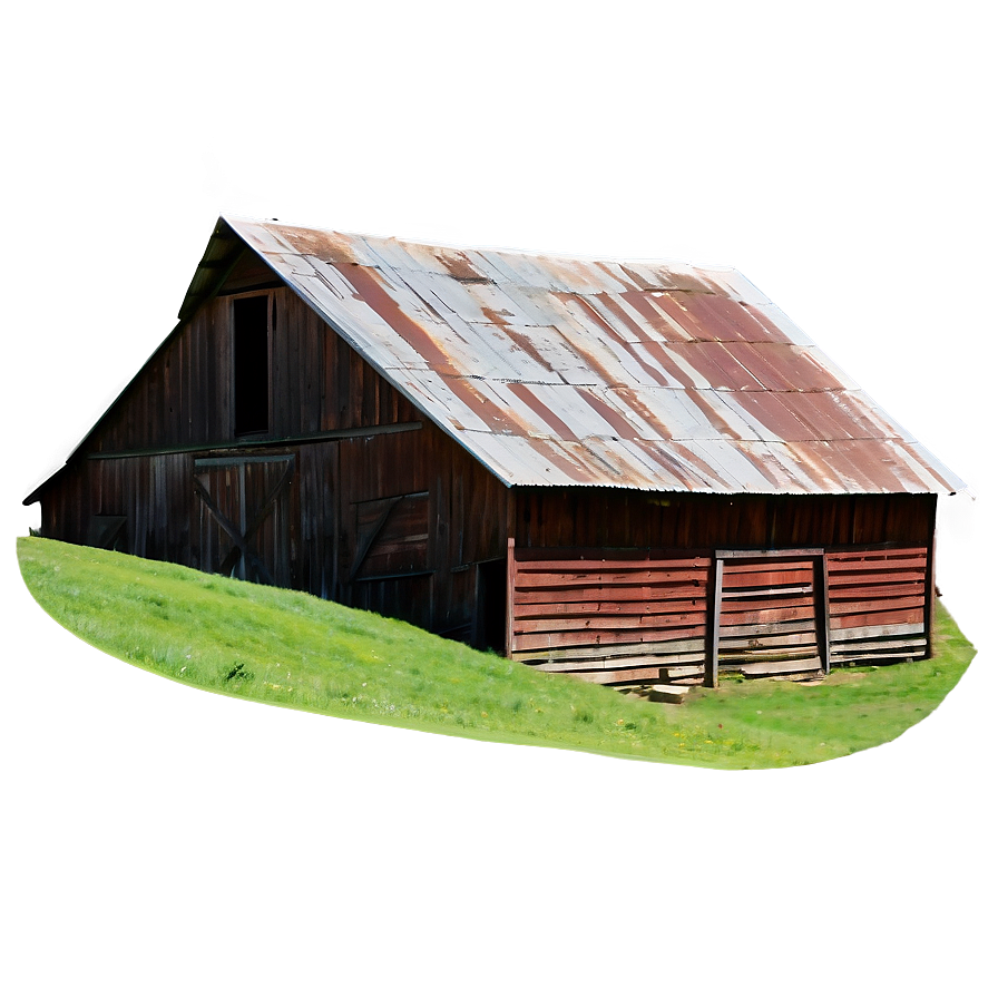 Barn In Rolling Hills Png 84 PNG Image