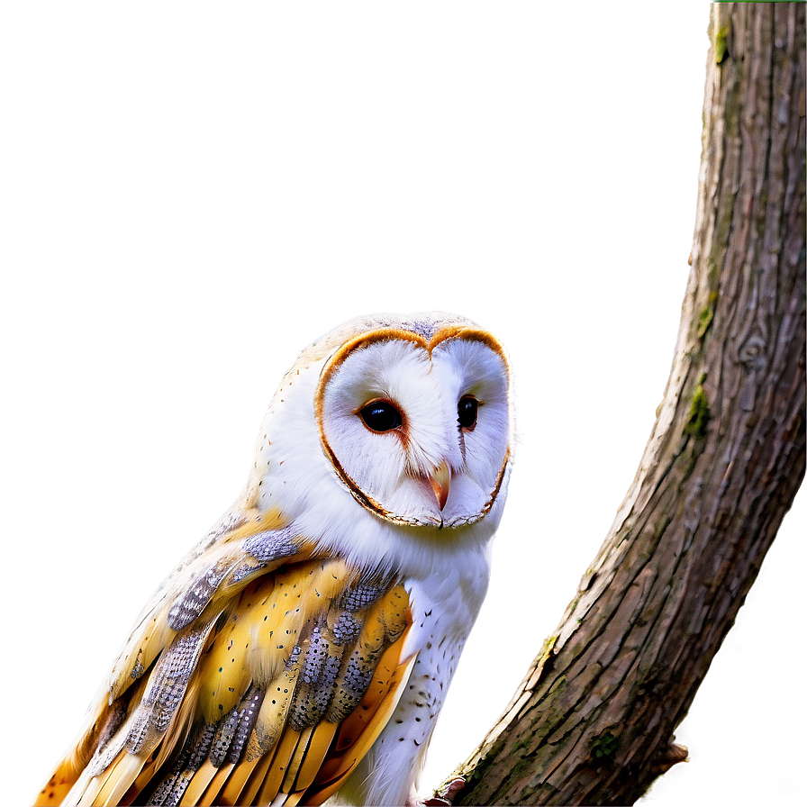 Barn Owl In Autumn Png Puf85 PNG Image