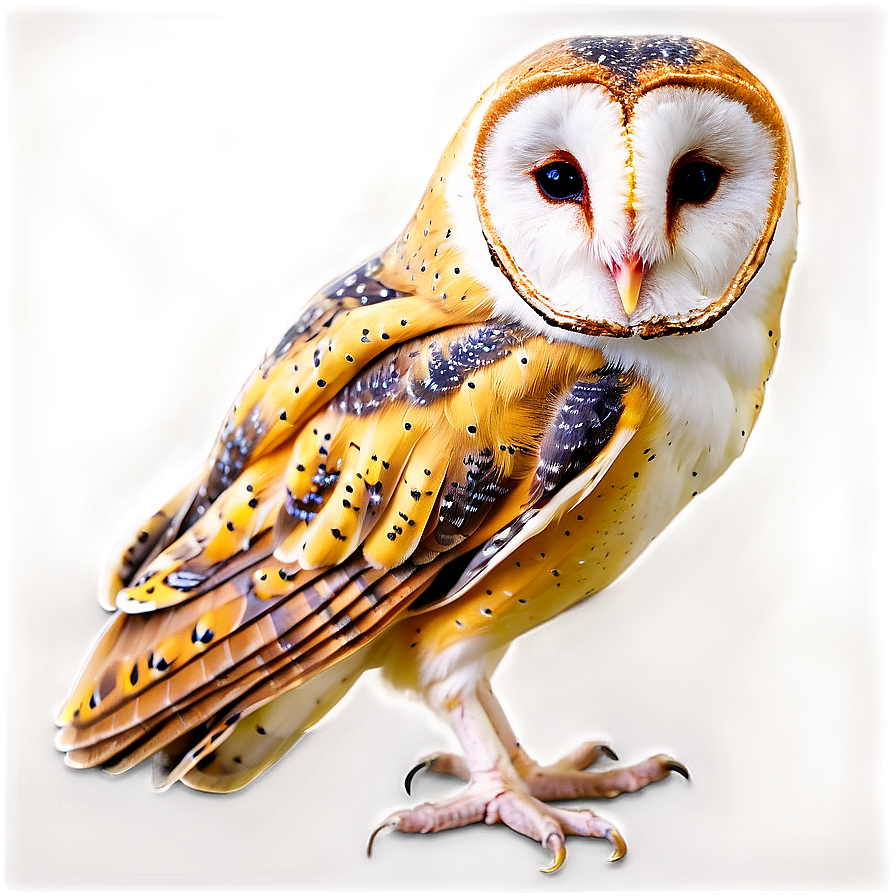 Barn Owl In Grassland Png 28 PNG Image