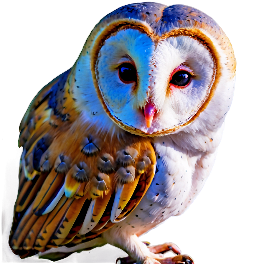 Barn Owl In Twilight Png Xad PNG Image