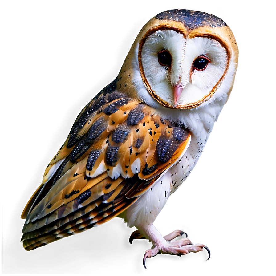 Barn Owl Looking Back Png 06252024 PNG Image