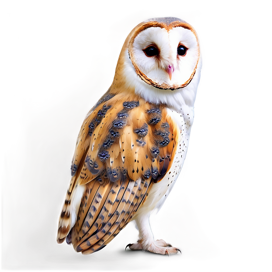 Barn Owl Tilted Head Png 93 PNG Image