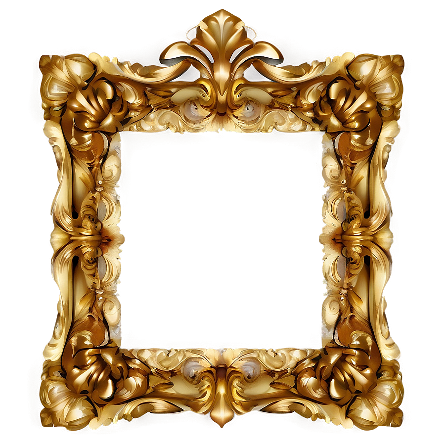 Baroque Decorative Frame Png Wpx PNG Image