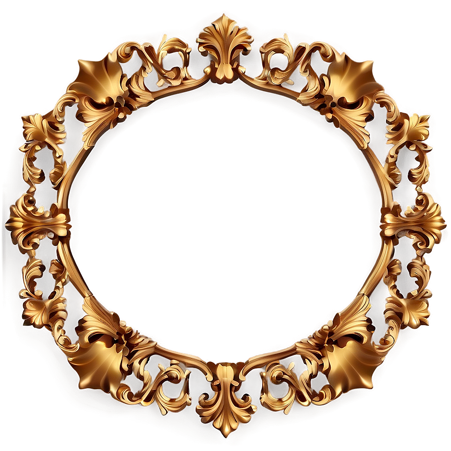 Baroque Gold Ornament Png 06262024 PNG Image