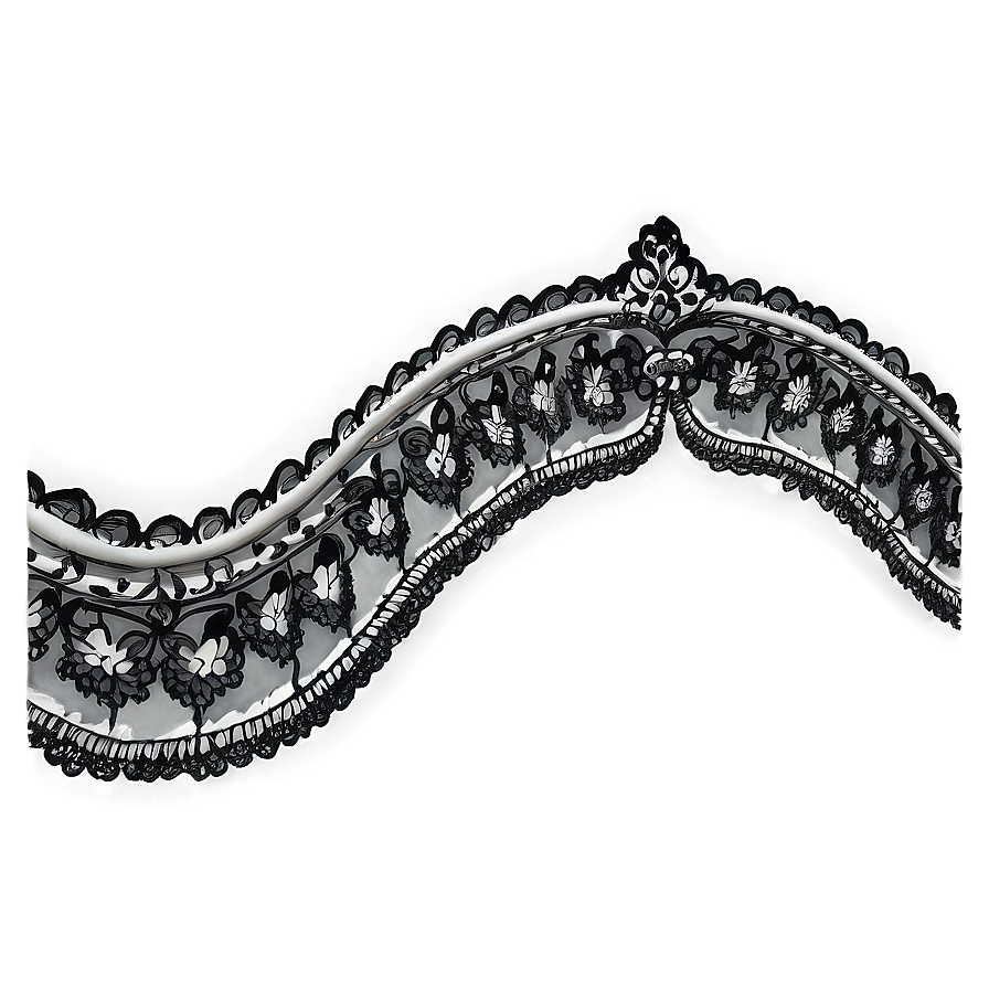 Baroque Lace Print Png 05042024 PNG Image