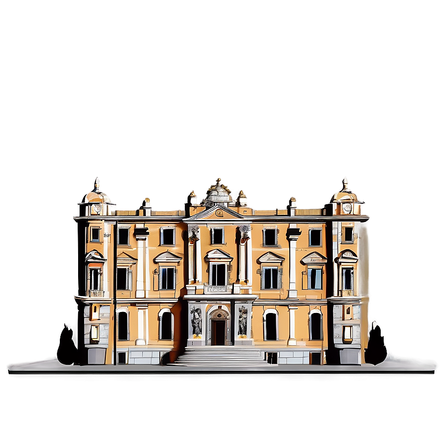 Baroque Palace Illustration Png Ymu68 PNG Image