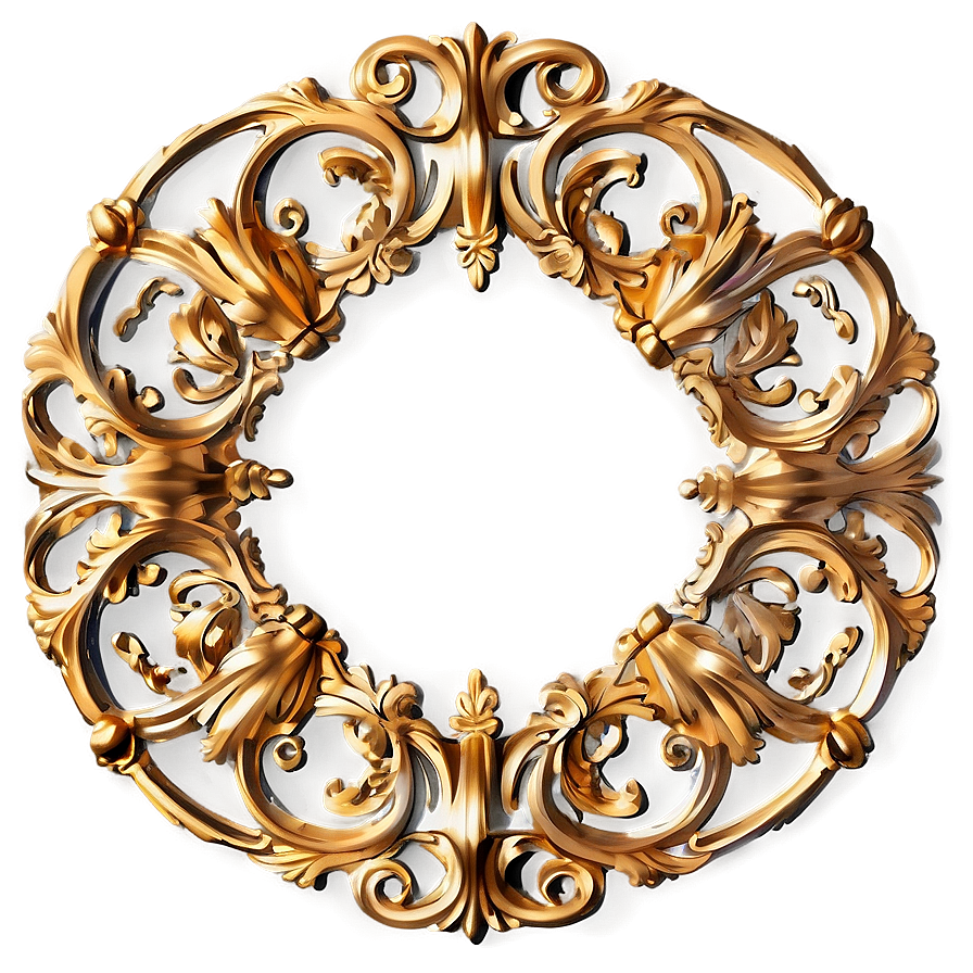 Baroque Style Filigree Png Nui68 PNG Image