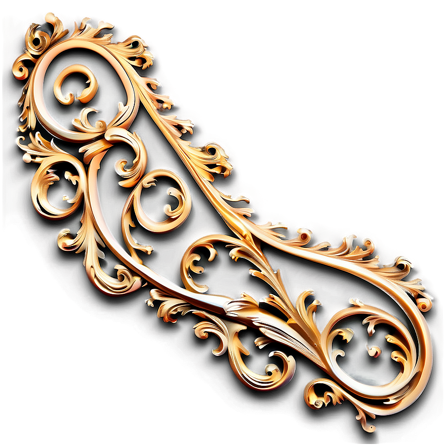 Baroque Style Filigree Png Xua PNG Image