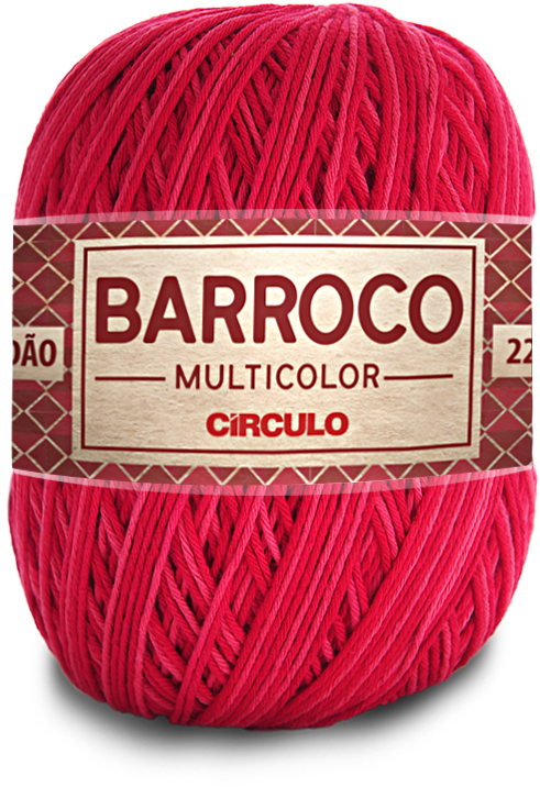 Barroco Multicolor Yarn Ball PNG Image