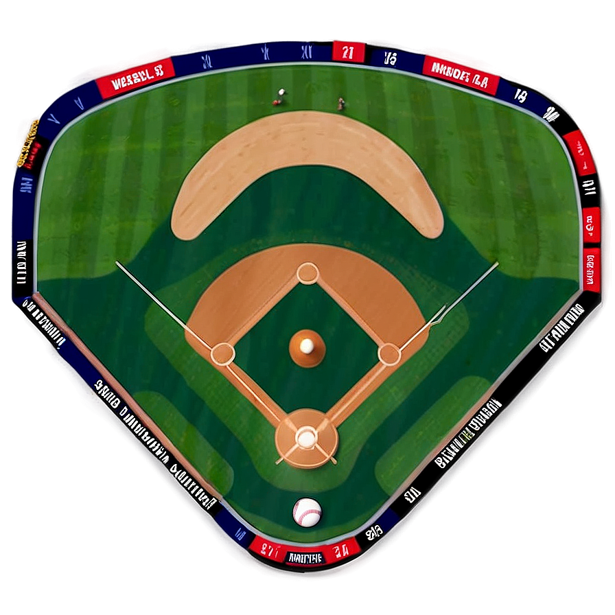 Baseball Diamond Layout Plan Png 06132024 PNG Image