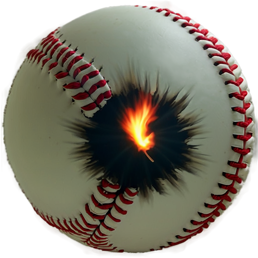 Baseball Fireball Png Nqd PNG Image