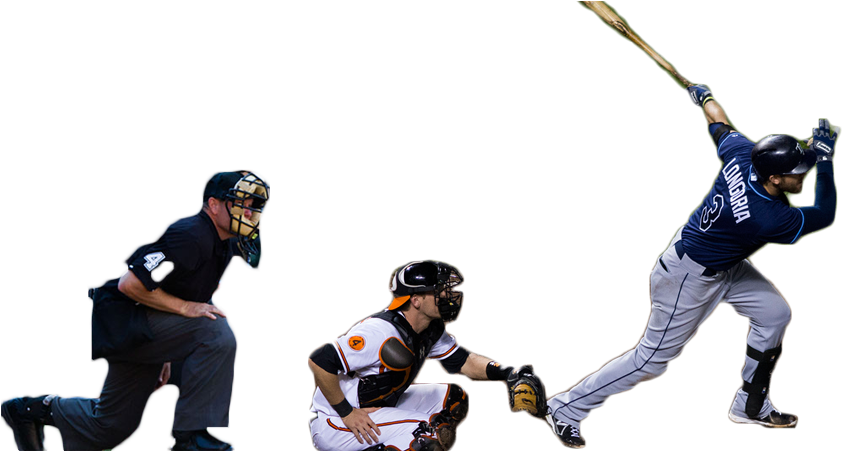 Baseball Game Action Swing PNG Image