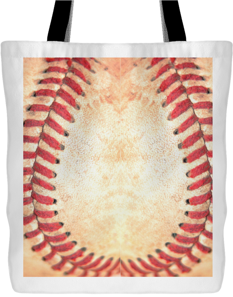 Baseball Stitches Tote Bag Design PNG Image