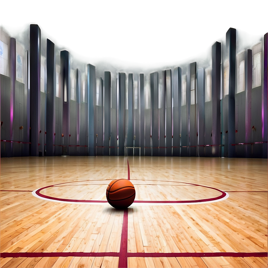 Basketball Court Perspective Png Ecm PNG Image