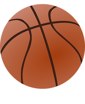 Basketball Iconic Sport Equipment PNG Image