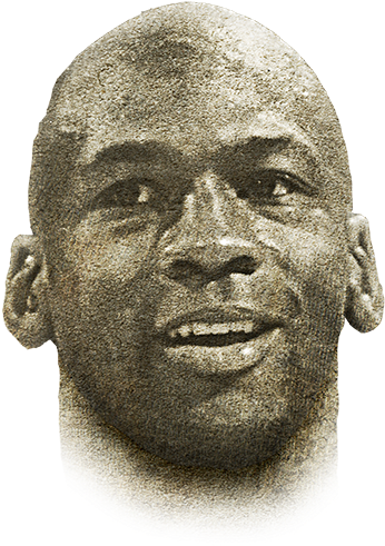 Basketball Legend Engraved Portrait PNG Image