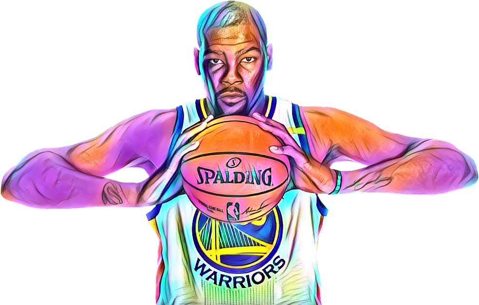 Basketball Player Artistic Render PNG Image