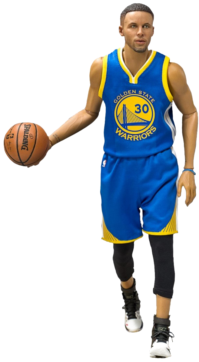 Basketball Playerin Blueand Gold Uniform PNG Image